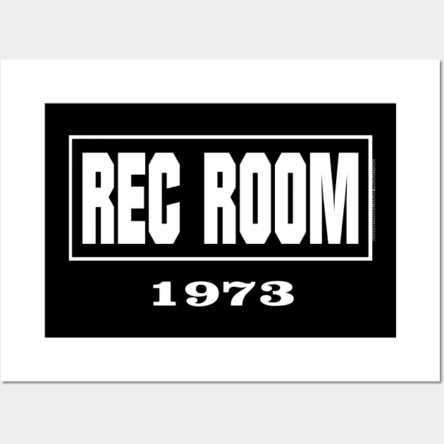 I AM HIP HOP - REC ROOM 1973 Wall Art by DodgertonSkillhause